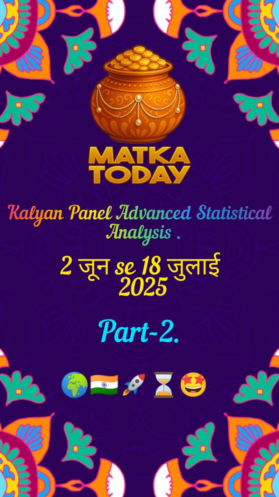 KALYAN PANEL Advanced Statistical Analysis. 2 June se 18 July 2025