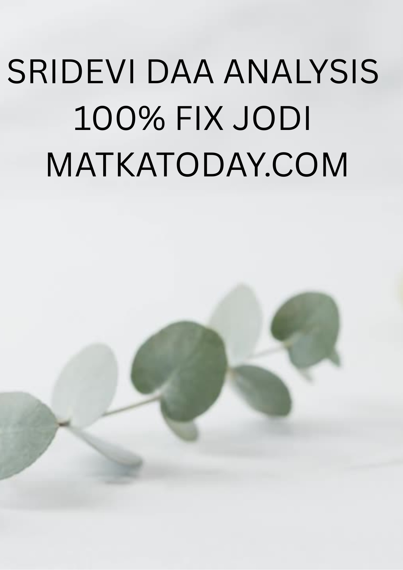 SRIDEVI नंबर पैटर्न्स विश्लेषण (मई–जुलाई 2025)