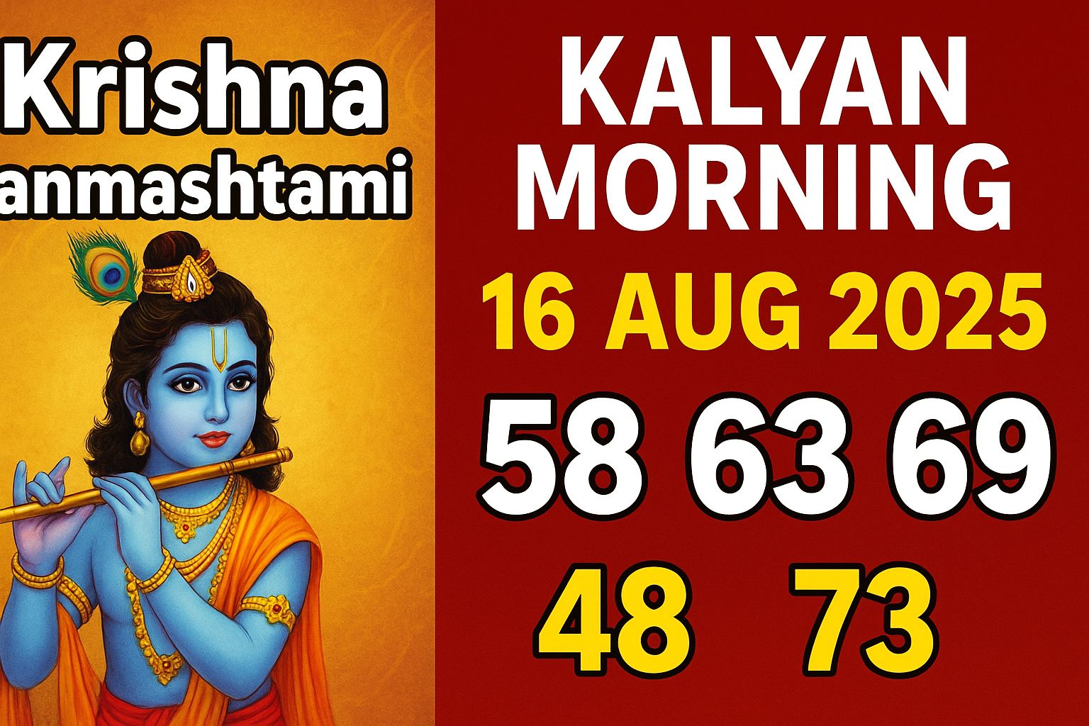 kalyan morning todays prediction 16/08/2025