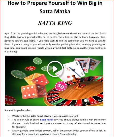 How to Win Satta Matka Consistently: Pro Strategies