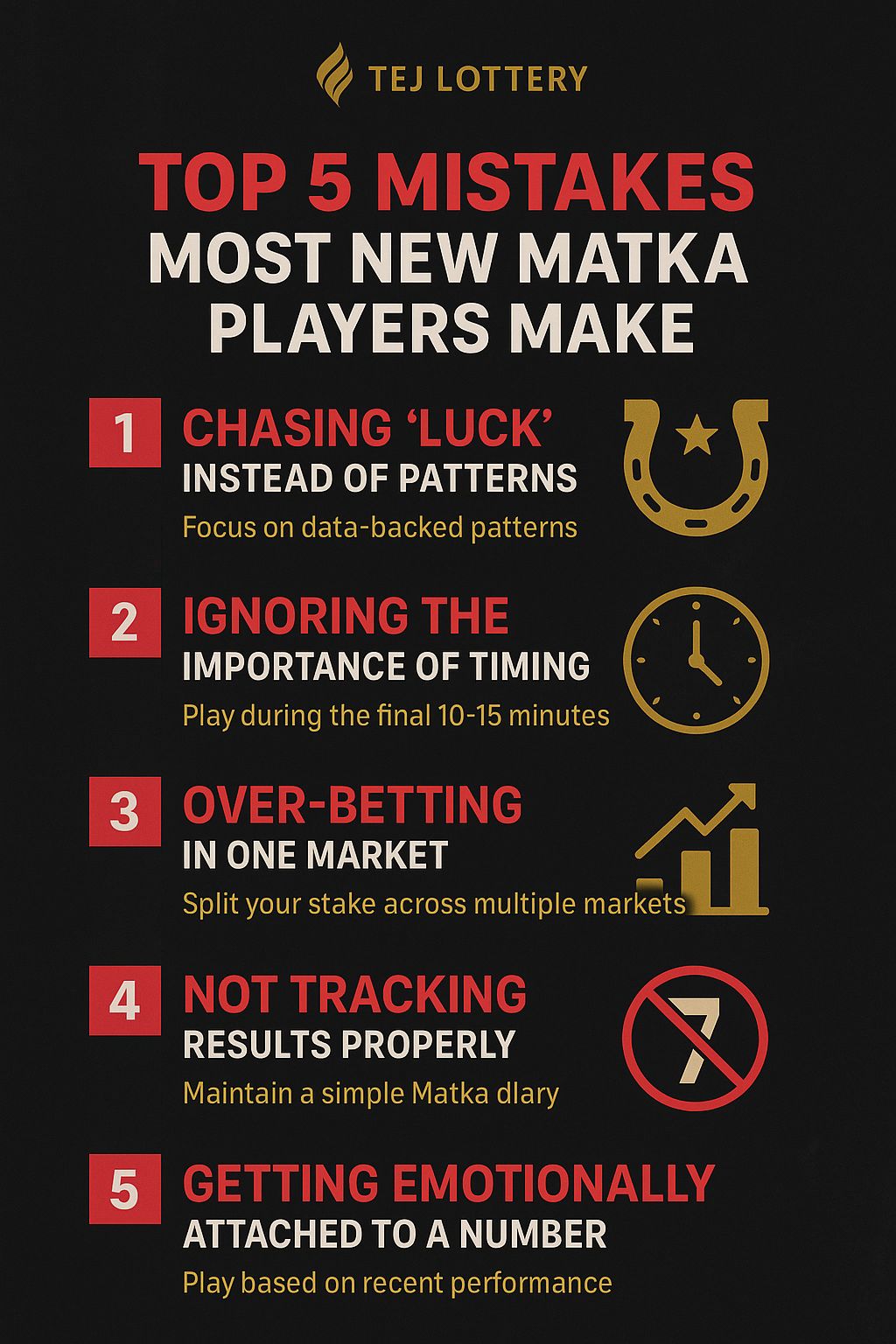Top 5 Mistakes Most New Matka Players Make