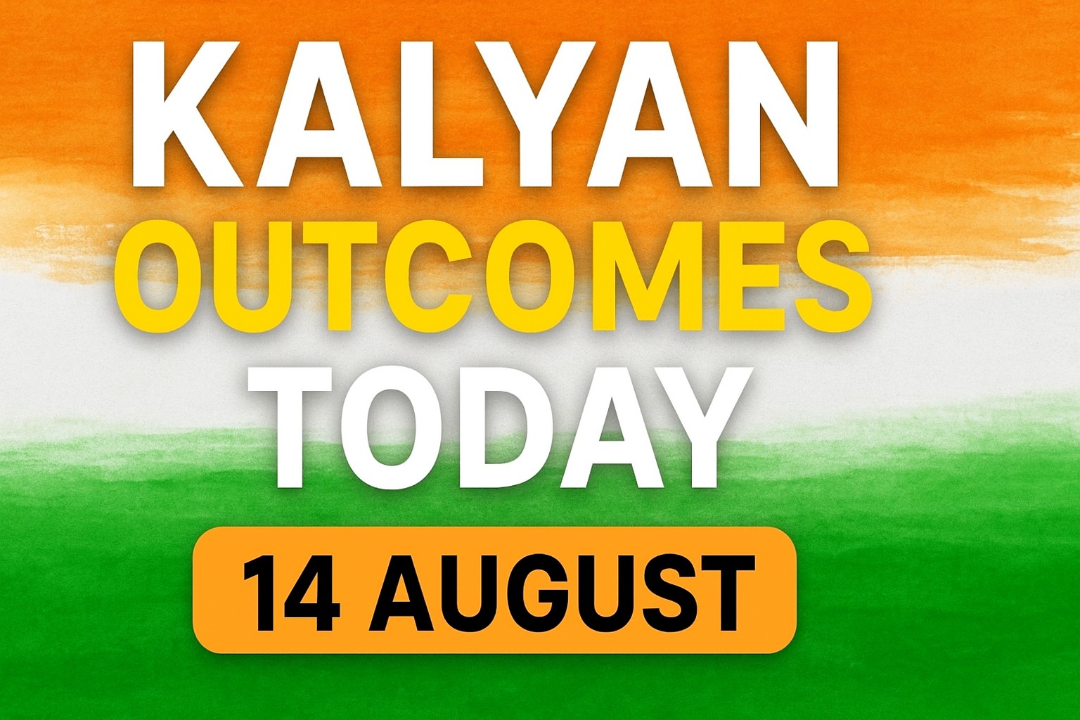 kalyan prediction for 14 th aug 2025