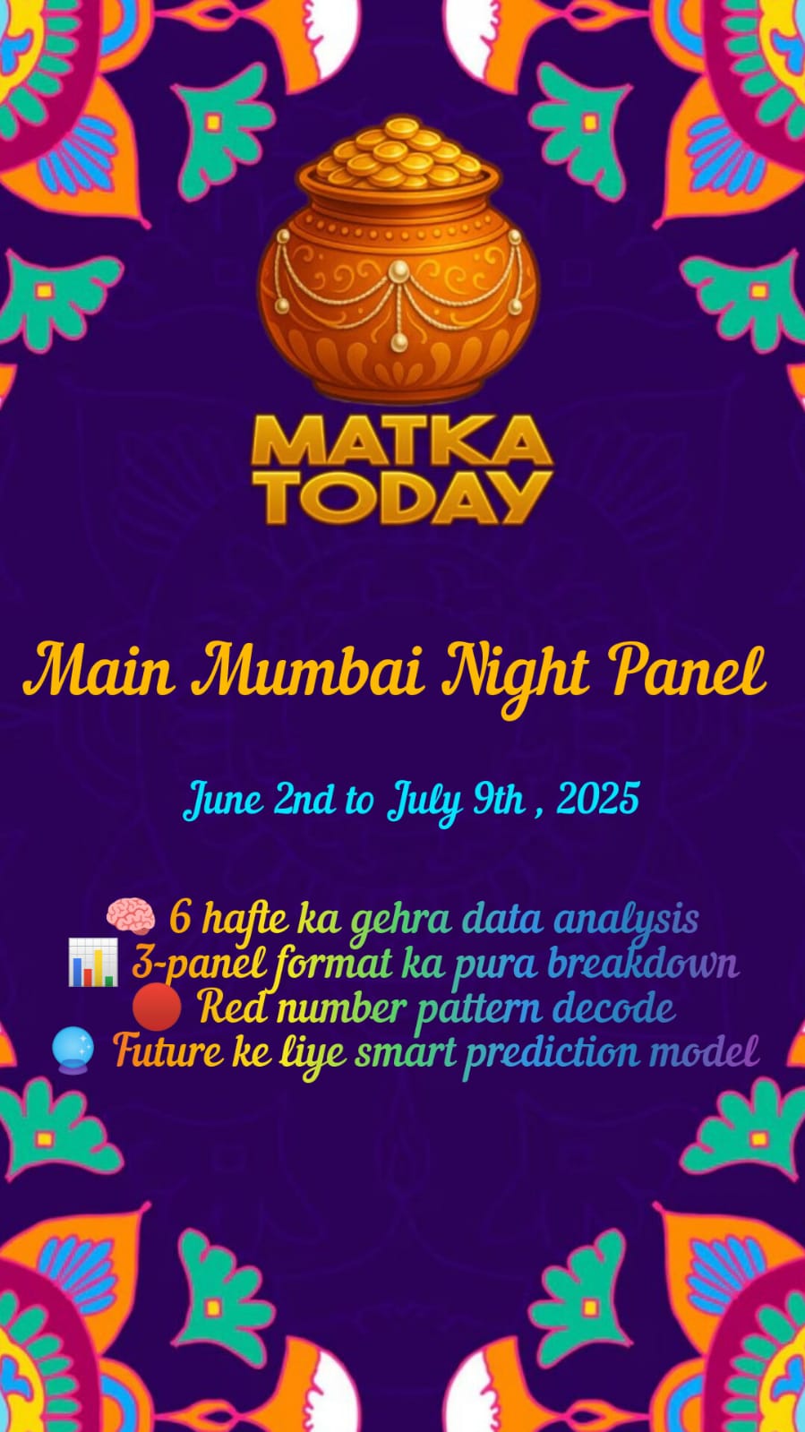 Main Mumbai Night Panel . June 2nd - July 9th, 2025