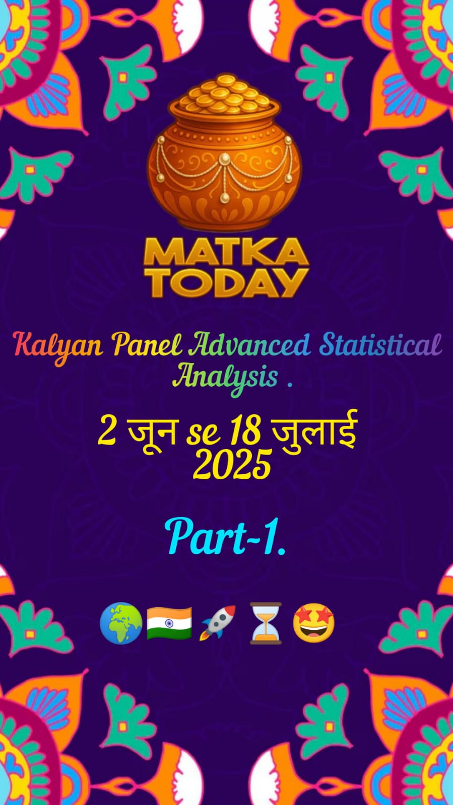 KALYAN PANEL Advanced Statistical Analysis. 2 June se 18 July 2025
